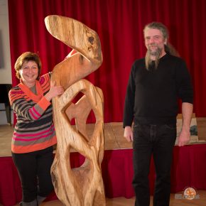 Versteigerung meiner Skulptur beim Kulturherbst Eichgraben 2016